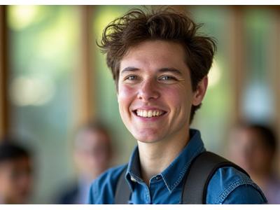 Portrait of Kai Morton, engaged and professional