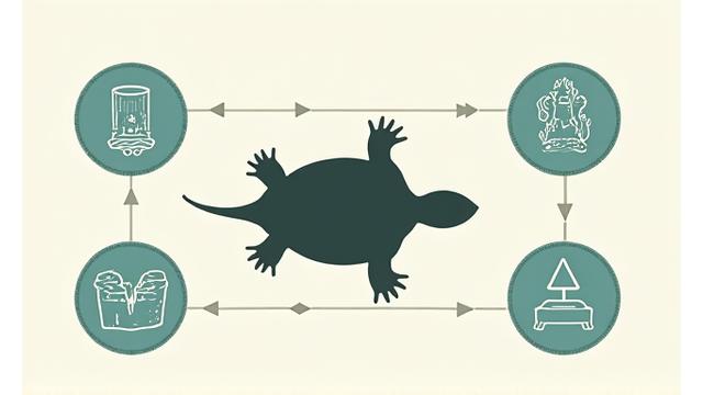 Infographic showing various threats to Canadian reptiles: habitat loss, climate change, road mortality, and pollution.